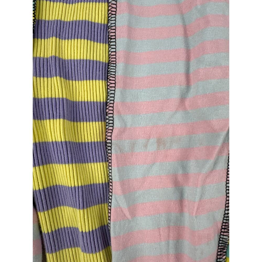 The Ragged Priest - Patchwork Stripes One Shoulde… - image 3